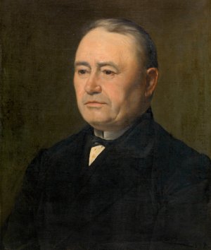 Portrait of a Man by Charles Boom Oil Painting