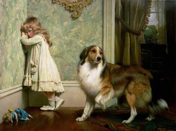 Main Product Photo of A Special Pleader Painting by Charles Burton Barber
