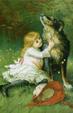 Do You Like Butter by Charles Burton Barber - Oil Painting Reproduction