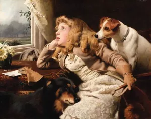 No Ride Today by Charles Burton Barber Oil Painting