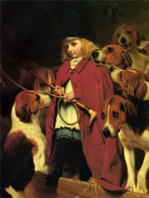 The New Whip Oil Painting by Charles Burton Barber - Bestsellers