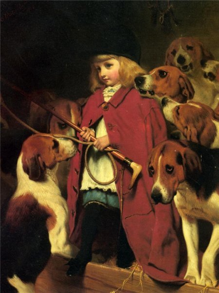 Main Product Photo of The New Whip Painting by Charles Burton Barber