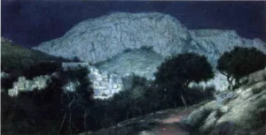 Moonlight Capri painting by Charles Caryl Coleman