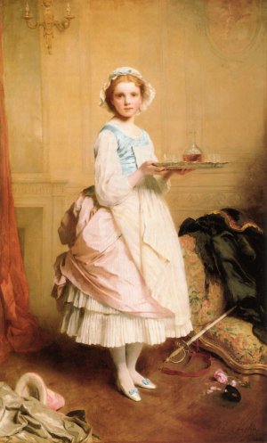 After The Ball Oil painting by Charles Chaplin
