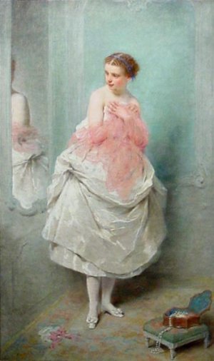 Avant le Bal Oil painting by Charles Chaplin