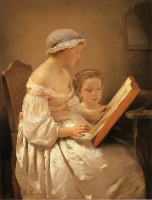 Big Sister by Charles Chaplin Oil Painting