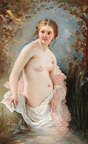 Die Badende by Charles Chaplin Oil Painting