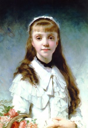 La Fille Du Peintre Oil painting by Charles Chaplin