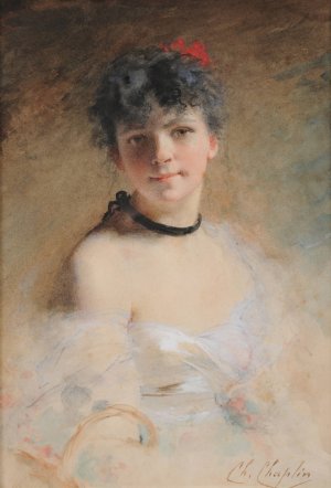 L'espiegle by Charles Chaplin Oil Painting