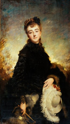 Portrait de femme by Charles Chaplin Oil Painting