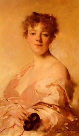 Ready For A Masked Ball by Charles Chaplin Oil Painting