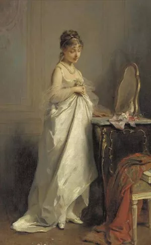 Reflection by Charles Chaplin Oil Painting