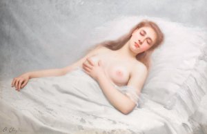 Reverie by Charles Chaplin Oil Painting