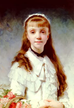 Sweet Innocence by Charles Chaplin Oil Painting