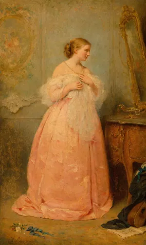 The New Gown by Charles Chaplin Oil Painting