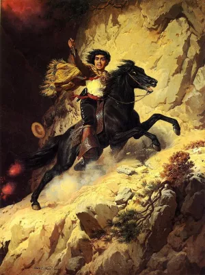 Joaquin Murieta by Charles Christian Nahl - Oil Painting Reproduction