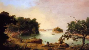 Diamond Cove on Hog Island, Casco Bay by Charles Codman - Oil Painting Reproduction