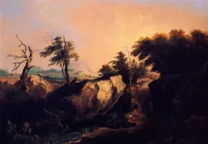 Landscape by Charles Codman - Oil Painting Reproduction