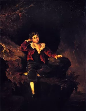 Little Wanderer (copy after Sir Thomas Lawrence's Master Lambton) by Charles Codman - Oil Painting Reproduction