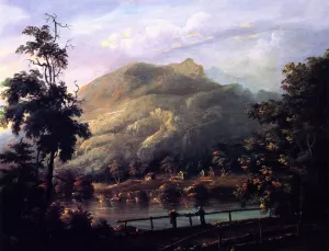 Romantic Landscape by Charles Codman Oil Painting