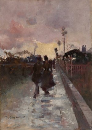 Going home by Charles Conder Oil Painting