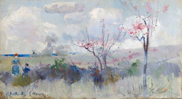 Main Product Photo of Herrick's Blossoms Painting by Charles Conder