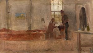 Impressionists' Camp by Charles Conder Oil Painting