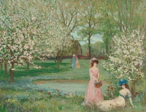 The Howe In Spring by Charles Conder Oil Painting