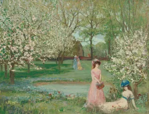 The Howe In Spring Oil painting by Charles Conder