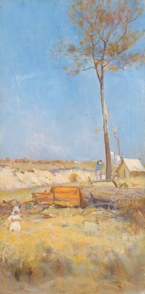 Under a southern sun by Charles Conder Oil Painting