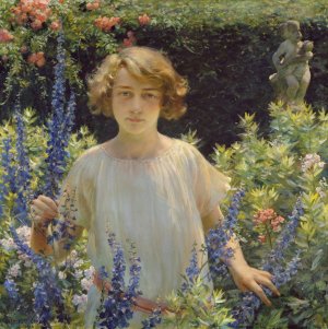 Betty Gallowhur by Charles Courtney Curran Oil Painting