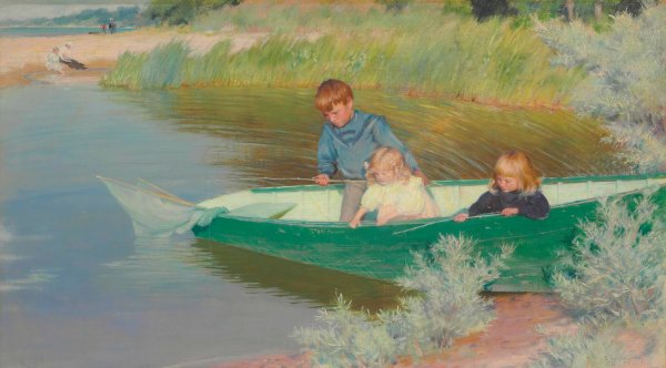 Main Product Photo of Great Expectations  Painting by Charles Courtney Curran