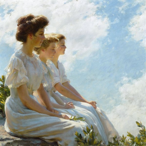 Main Product Photo of On the Heights  Painting by Charles Courtney Curran