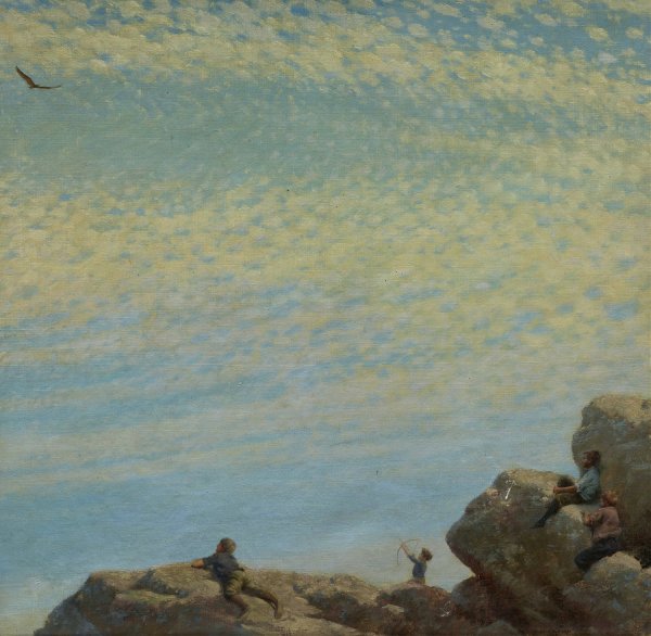Main Product Photo of The Hawk  Painting by Charles Courtney Curran