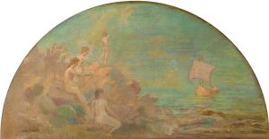 The Sirens by Charles Courtney Curran Oil Painting