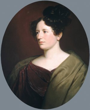 Mrs. David Cadwallader Colden by Charles Cromwell Ingham Oil Painting