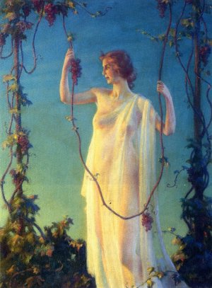 Autumn by Charles Curran Oil Painting