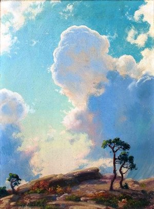 Beginning of Shower by Charles Curran Oil Painting