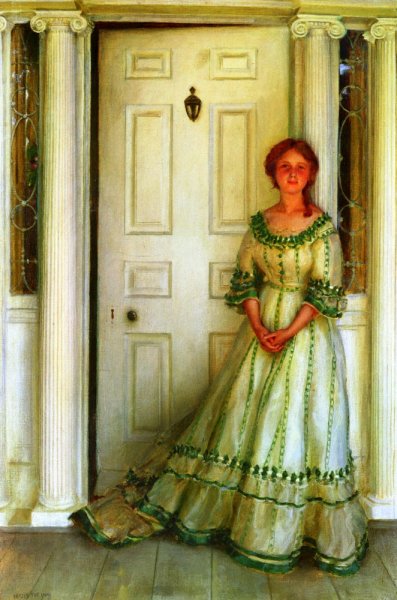 Emily - Before the War by Charles Curran - Hand-Painted Oil Painting Reproduction