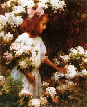 Jane Huntington McKelvey painting by Charles Curran