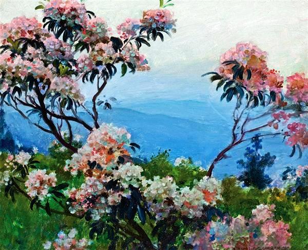 Main Product Photo of Laurel Painting by Charles Curran