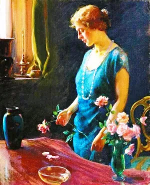 Memories by Charles Curran Oil Painting