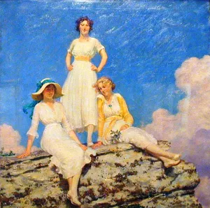 Noonday Sunlight by Charles Curran Oil Painting