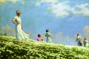 Summer by Charles Curran - Oil Painting Reproduction