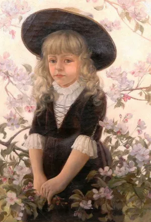 Tina by Charles Curran Oil Painting