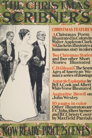 The Christmas Scribner's by Charles Dana Gibson Oil Painting