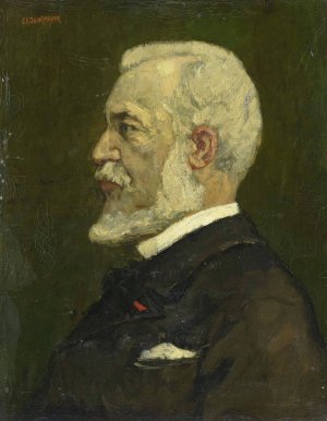 Johannes Bosboom by Charles Dankmeijer Oil Painting