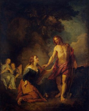 Christ Appearing to Mary Magdalene by Charles De La Fosse Oil Painting