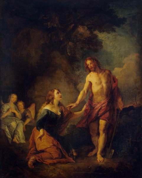 Main Product Photo of Christ Appearing to Mary Magdalene Painting by Charles De La Fosse