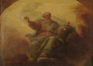 Le Pere Eternel by Charles De La Fosse Oil Painting
